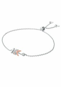 MICHAEL KORS Silberarmband Schmuck Geschenk Premium, Armkette mit MK Logo, Perfekt zu Kleid, Shirt, Jeans, Sneaker! Anlass Weihnachten Geburtstag