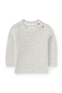 C&A Baby-Pullover, Weiß, Größe: 68