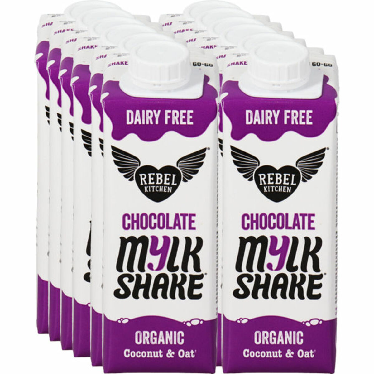 Bild 1 von Rebel Kitchen Mylk Shake Schokolade, 12er Pack