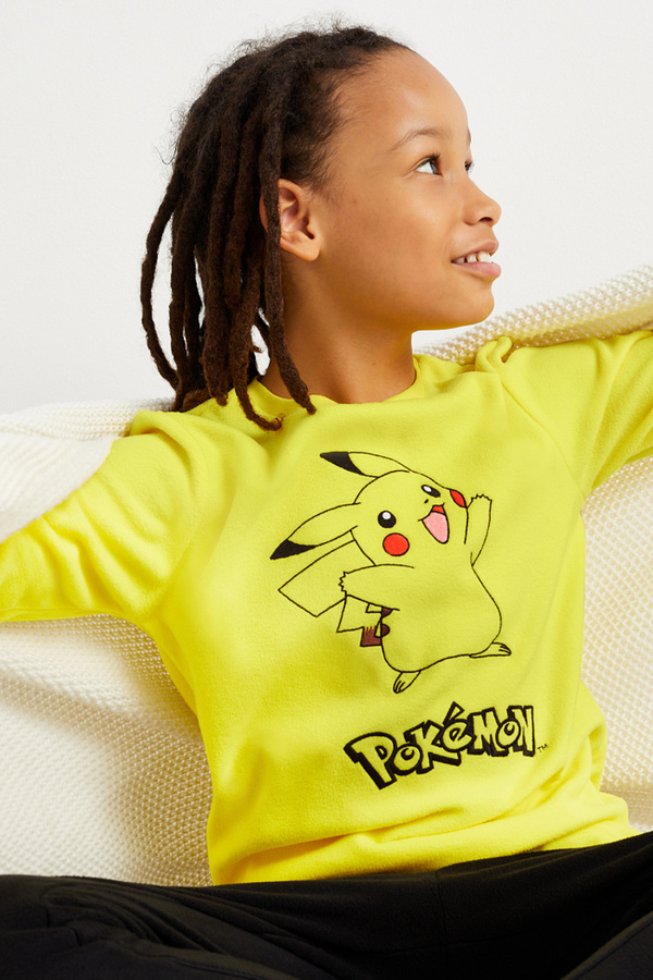 Bild 1 von C&A Pokémon-Fleece-Pyjama-2 teilig, Gelb, Größe: 122