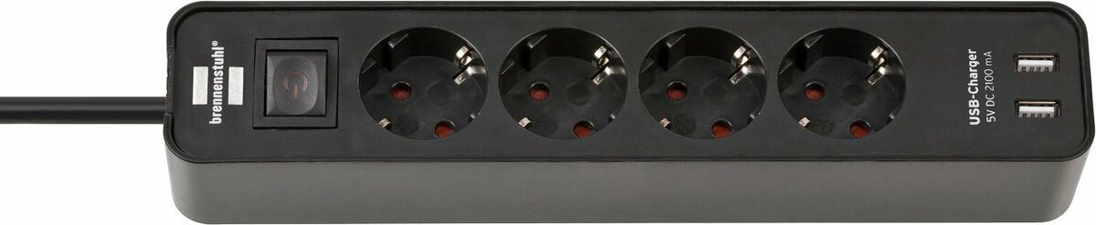 Bild 1 von Brennenstuhl Steckdosenleiste, mit USB-Ladefunktion