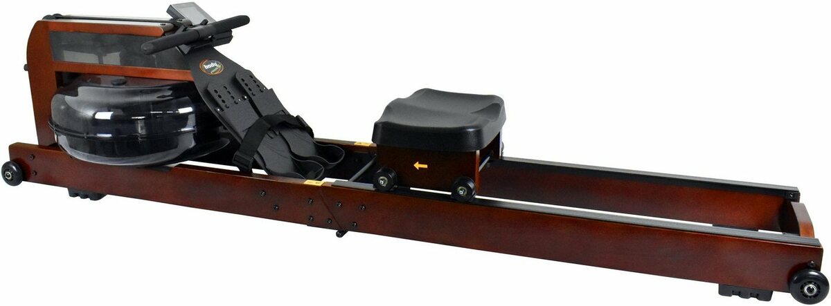 Bild 1 von body coach Ruderzugmaschine Wood Champion II Rower, extra großer Wassertank, platzsparend faltbar