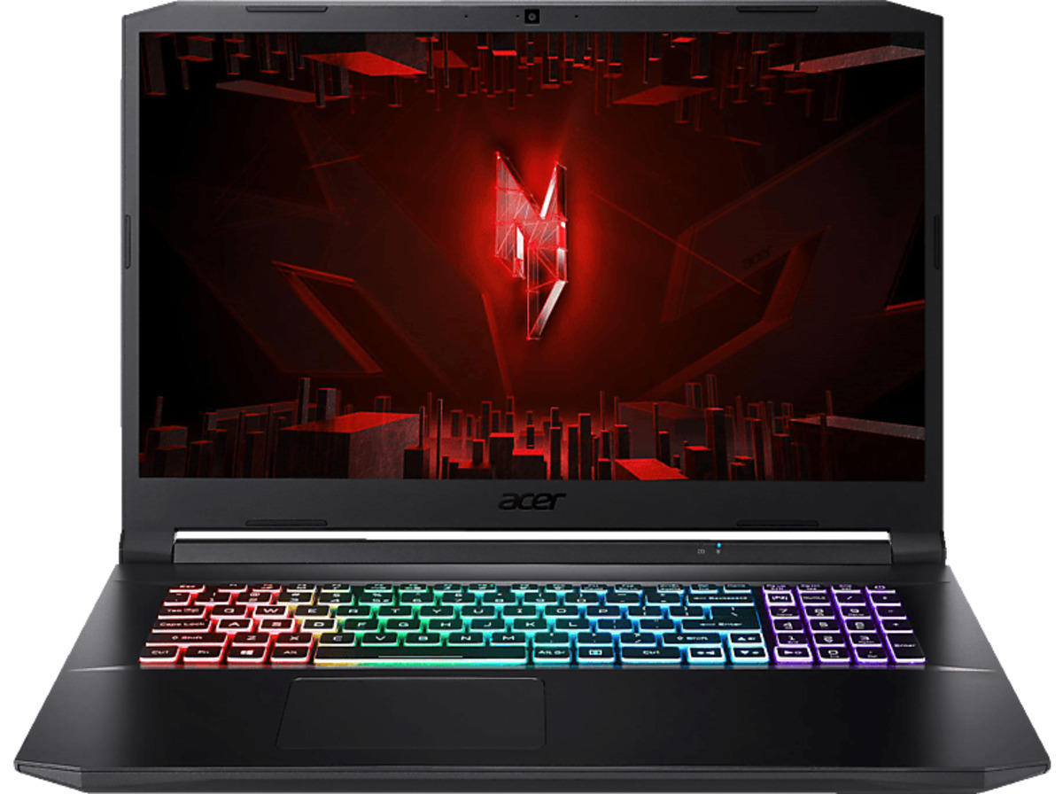 Bild 1 von ACER Nitro 5 (AN517-54-73R1), Gaming Notebook mit 17,3 Zoll Display, Intel® Core™ i7 Prozessor, 16 GB RAM, 512 SSD, Schwarz / Rot