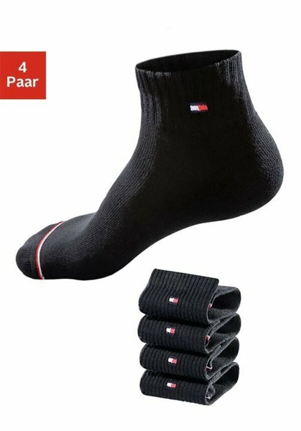 Bild 1 von Tommy Hilfiger Kurzsocken (4-Paar) mit weichem Frottee