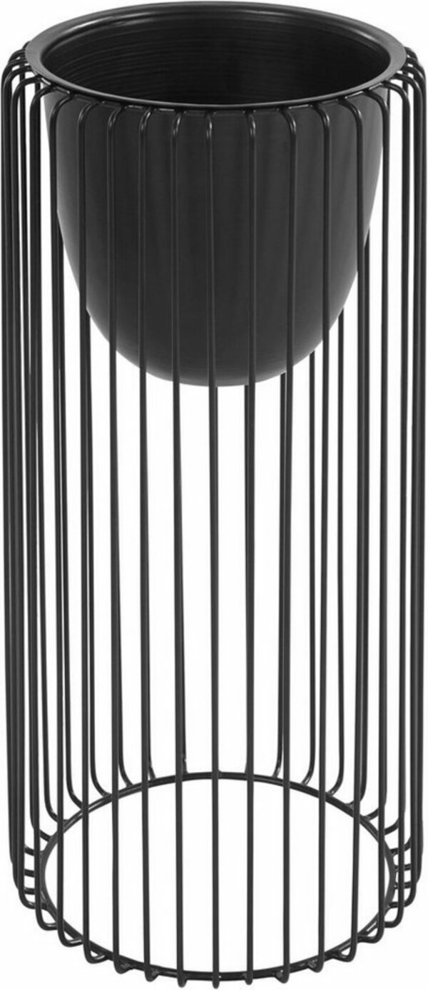 Bild 1 von andas Übertopf Tove (1 St), Pflanzständer, aus Metall, schwarz, groß