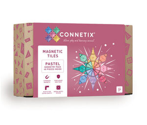 Connetix Magnetspielzeug-Set, Geometry Pack, 40-teilig