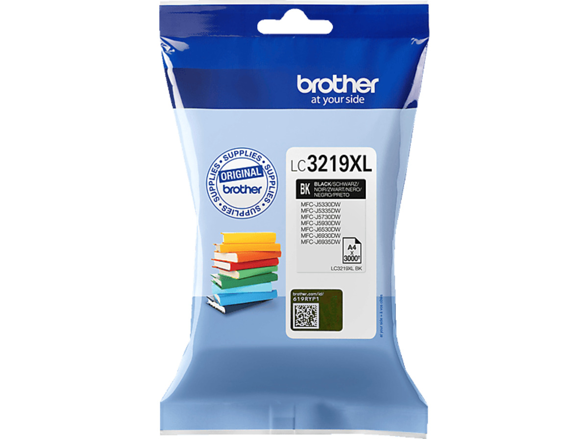 Bild 1 von BROTHER Orginal Tintenpatrone Schwarz (LC3219XLBK)