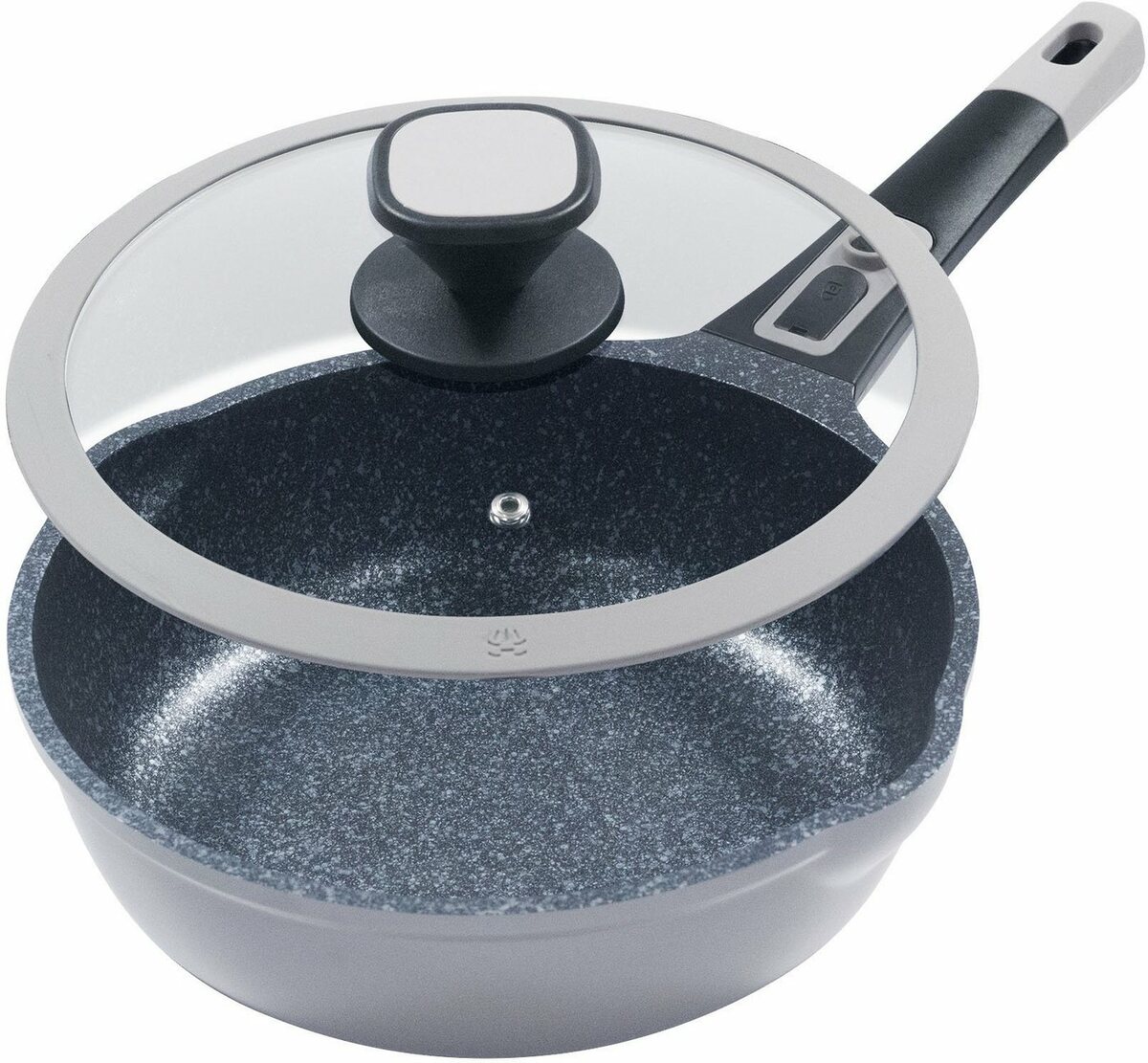 Bild 1 von KING Bratpfanne Moonscape, Aluminiumguss, Induktion, abnehmbarer Griff, MOONSCAPE-Beschichtung