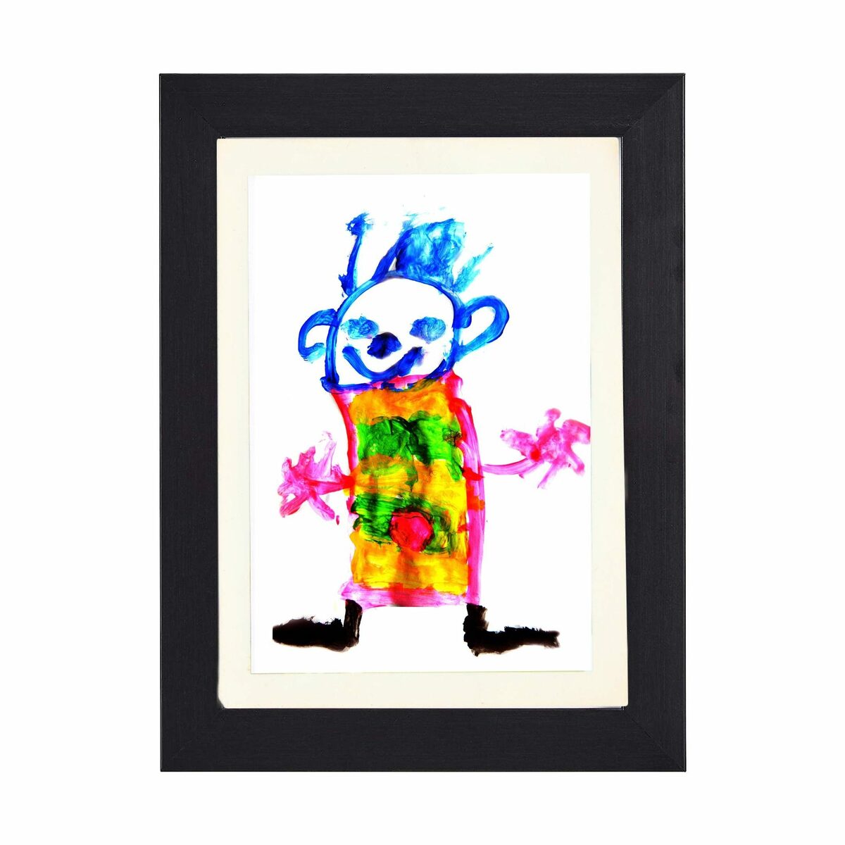 Bild 4 von Bada Bing Bilderrahmen zum Basteln für Kinderbilder Aufbewahren von Bildern und Kinderzeichnungen, für 150 Bilder (SCHWARZ), DIN A4, mit Magnetverschluss, Aufhängung für Horizontale u. Verti