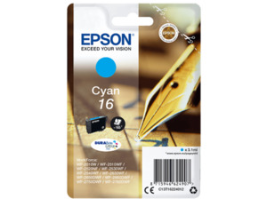 EPSON Original Tintenpatrone Cyan (C13T16224012)