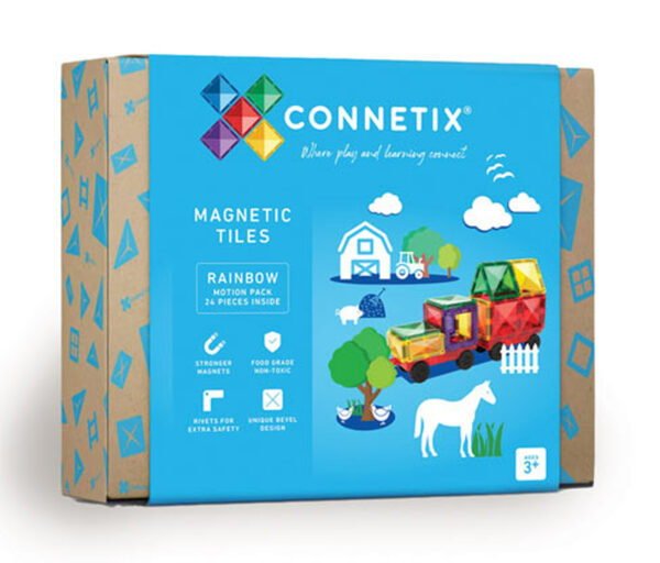 Bild 1 von Connetix Magnetspielzeug Motion Pack, 24-teilig
