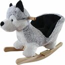 Bild 1 von BabyGo Schaukeltier Holzspielzeug, Rocker Husky, mit Kufen und Griffen aus Birkenholz, Made in Europe