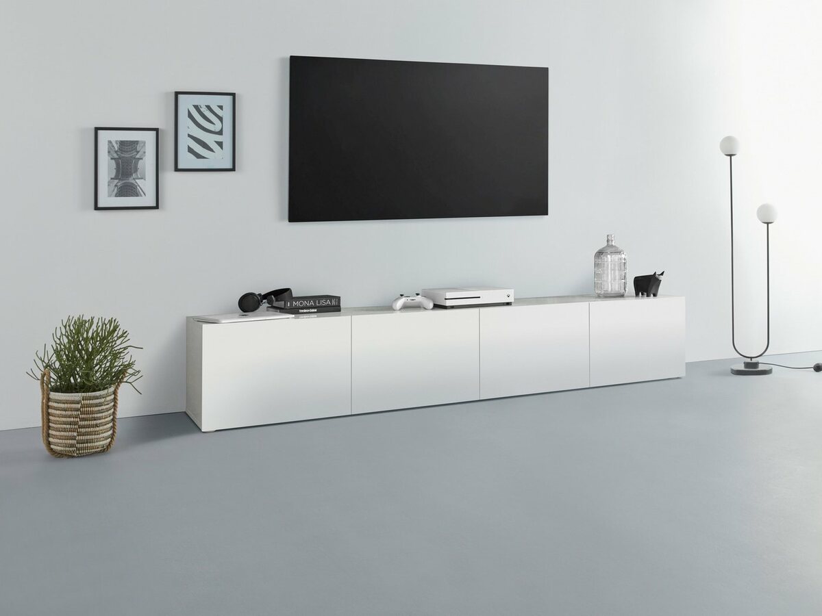 Bild 1 von borchardt Möbel Lowboard Sophia, Breite 200 cm mit 4 Türen, stehend und hängend