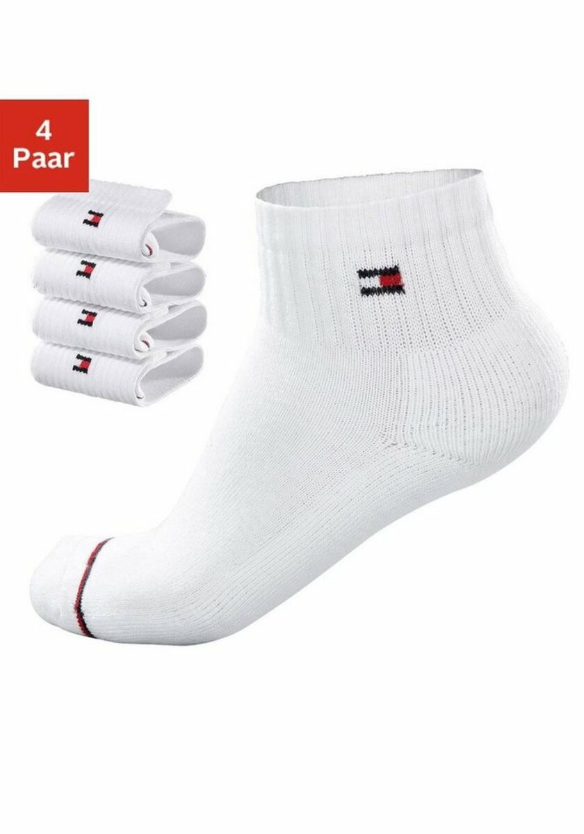 Bild 1 von Tommy Hilfiger Kurzsocken (4-Paar) mit weichem Frottee