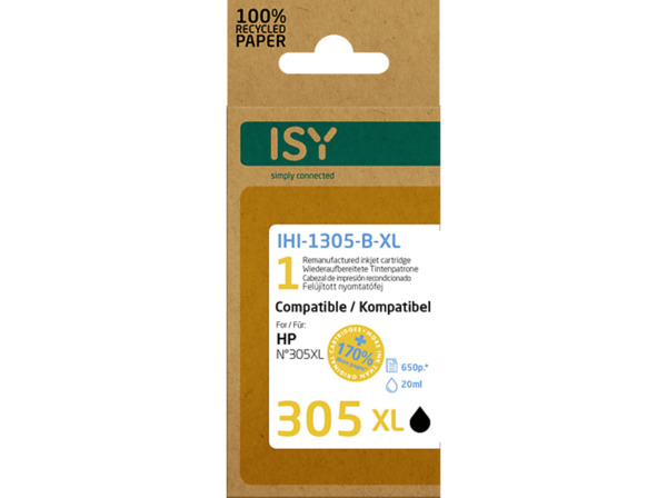 Bild 1 von ISY IHI-1305-B-XL Tintenpatrone Schwarz