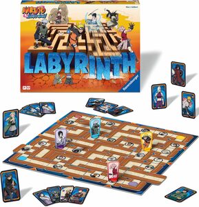 Ravensburger Spiel, Strategiespiel Naruto Shippuden Labyrinth, Made in Europe; FSC® - schützt Wald - weltweit