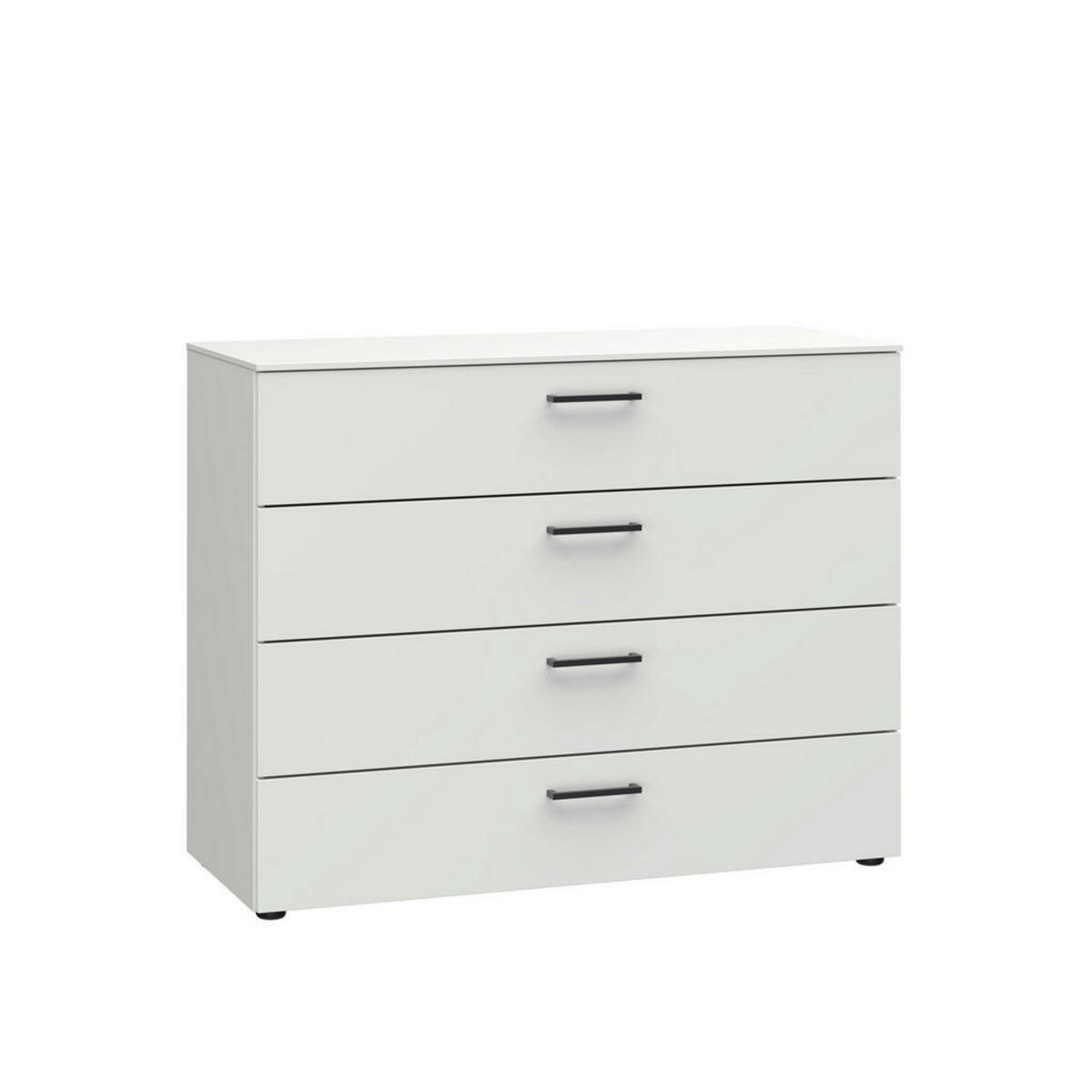 Bild 1 von Xora Kommode Primolar Garda, Weiß, Metall, 4 Schubladen, 100x79x41 cm, Typenauswahl, Beimöbel erhältlich, stehend, in verschiedenen Größen Holzdekoren erhältlich, Garderobe, Garderoben Kommoden