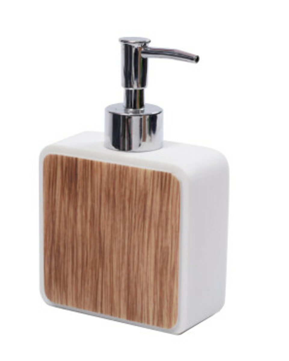 Bild 1 von Seifenspender aus Harz
       
       ca. 10 x 5 x 16 cm
   
      weiß