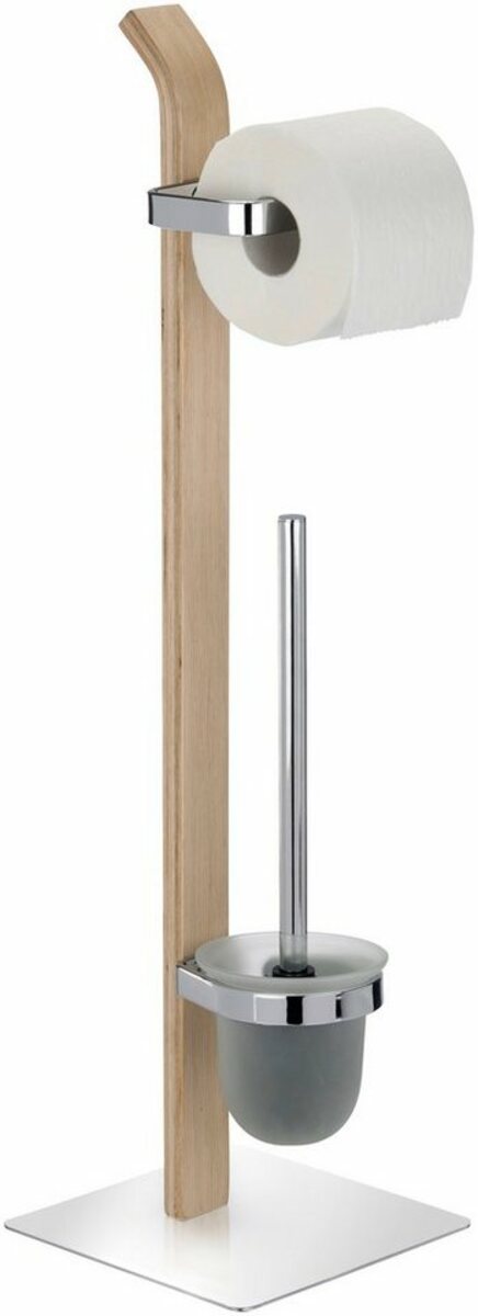 Bild 1 von WENKO WC-Garnitur Samona Nature, mit Papierrollenhalter, Braun