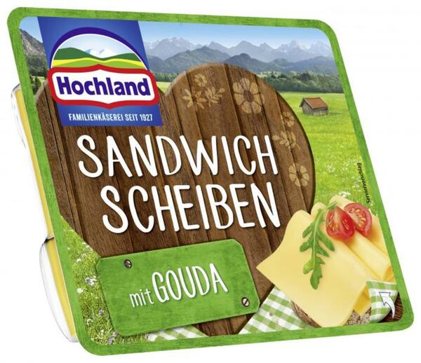 Bild 1 von Hochland Sandwich Scheiben mit Gouda