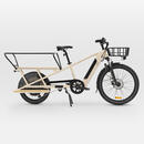 Bild 1 von E-Lastenfahrrad Cargobike R500E Longtail V2 beige EINHEITSFARBE