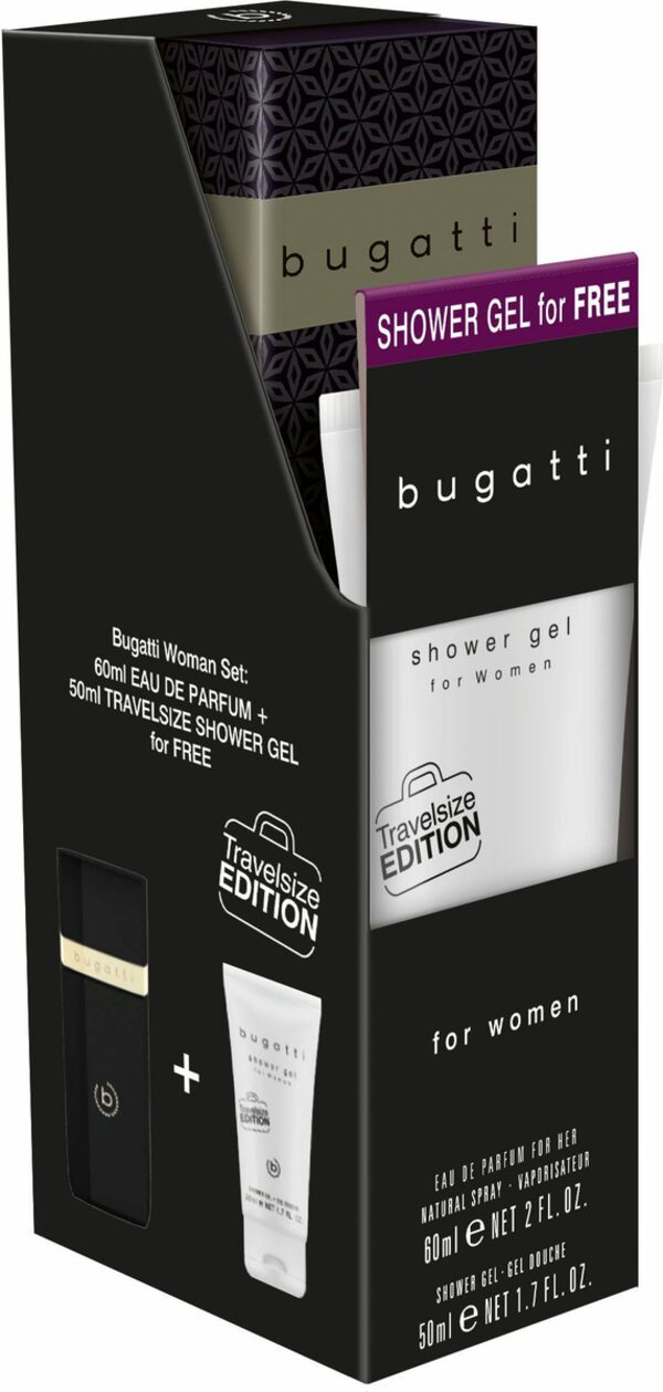 Bild 3 von bugatti Eau de Parfum Bugatti Eleganza Intensa EdP 60 ml + (gratis) Duschgel 50 ml Bundle, 2-tlg.