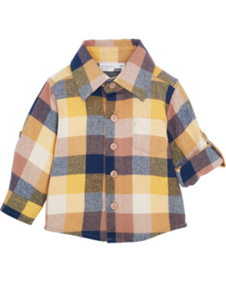 Bild 1 von Kariertes Hemd
       
      Ergee Brusttasche
   
      senfgelb