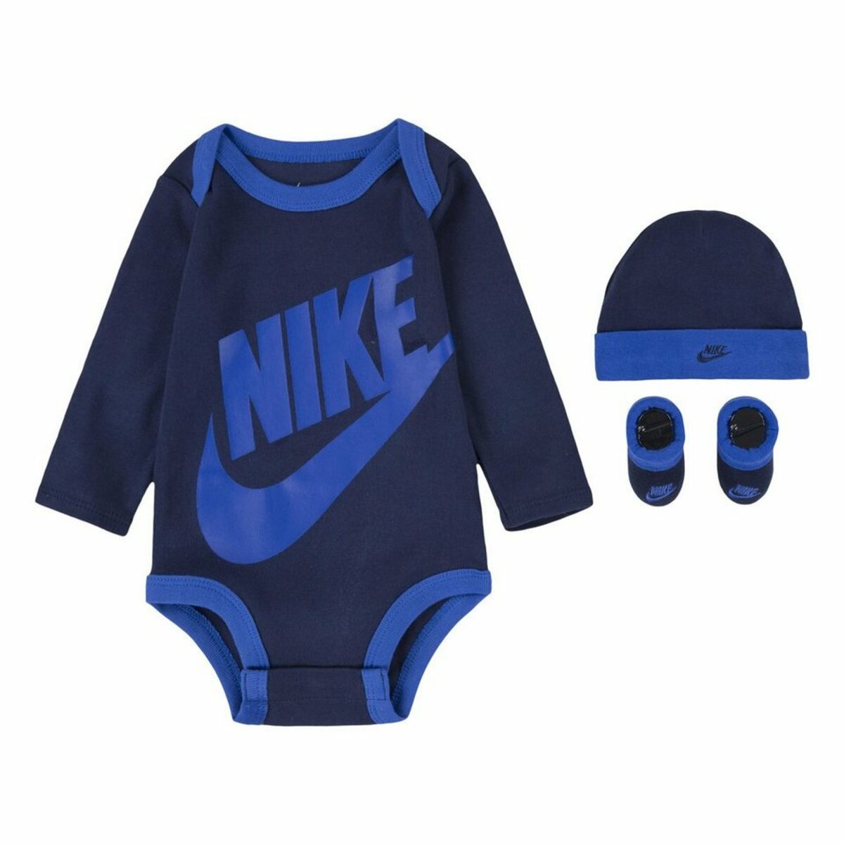 Bild 1 von Nike Sportswear Erstausstattungspaket FUTURA LOGO LS HAT / BODYSUIT / BOO (Set, 3-tlg)