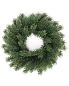 Weihnachtlicher Kunstkranz
       
       Ø ca. 30 cm
   
      grün