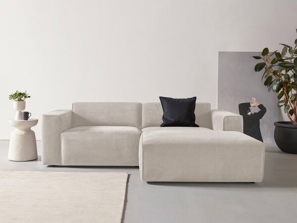 Bild 1 von Andas Ecksofa Noord, in besonderer Optik, schöner Sitzkomfort und Keder Verarbeitung, Beige