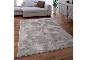 Fellteppich Kunstfell Soft 380, Paco Home, rechteckig, Höhe: 19 mm, Langflor, Kuschelteppich - besonders weich, Uni-Farben, Grau