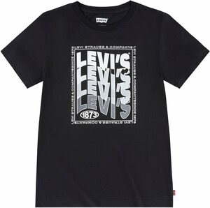 Levi's® Kids Print-Shirt WAVY LOGO TEE SHIRT for BOYS, Schwarz