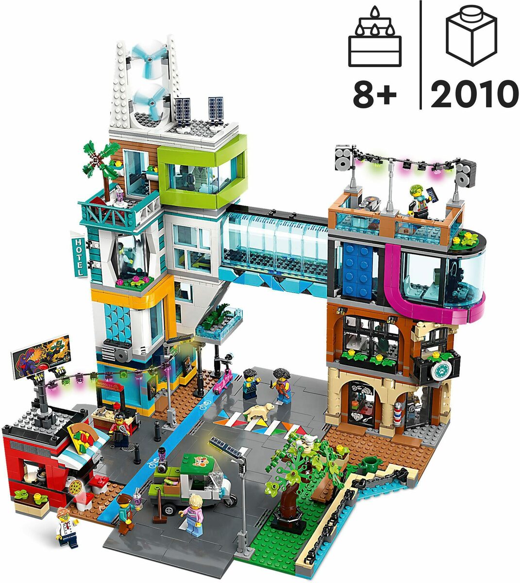 Bild 2 von LEGO® Konstruktionsspielsteine Stadtzentrum (60380), LEGO® City, (2010 St), Made in Europe