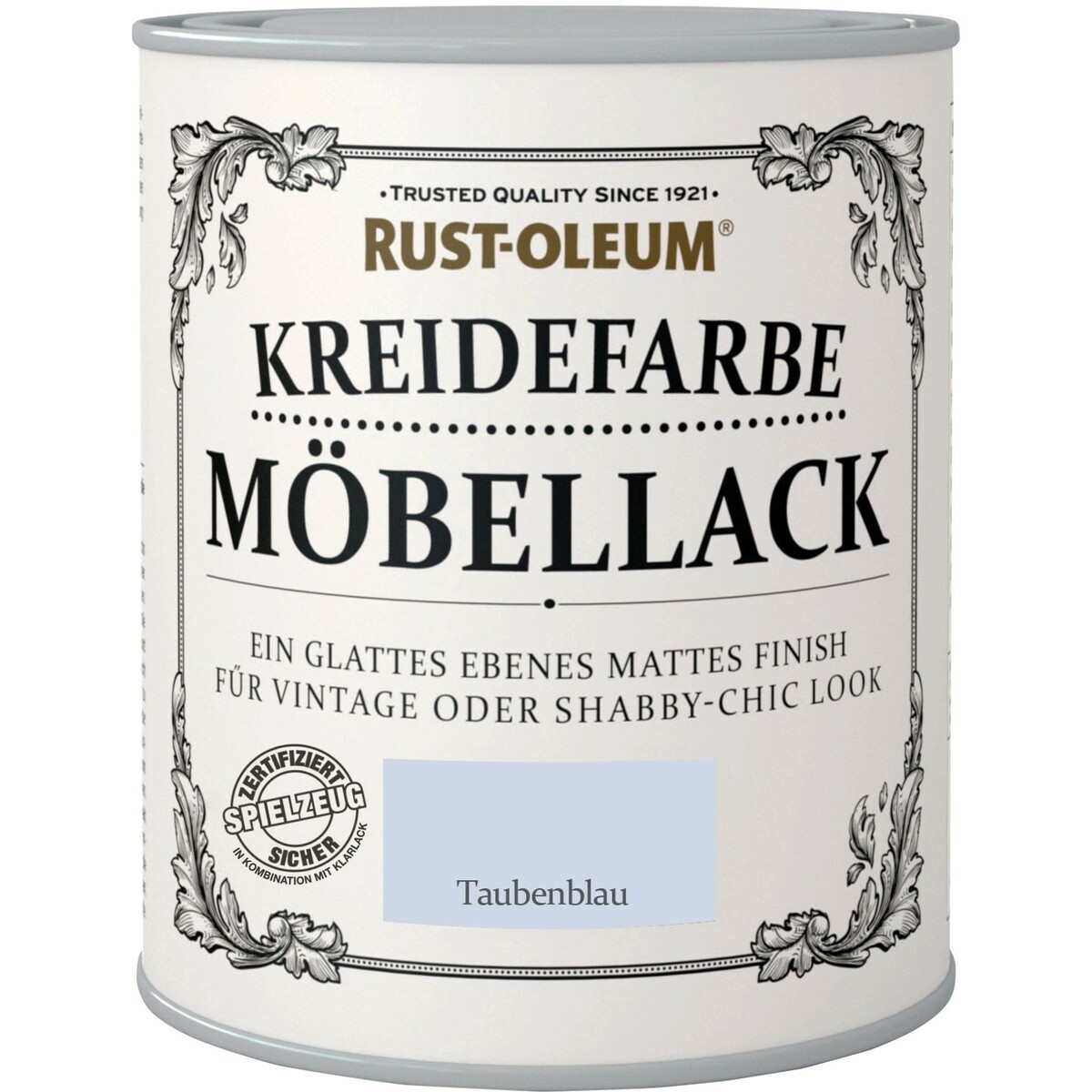 Bild 1 von Rust-Oleum Kreidefarbe Möbellack Taubenblau Matt 125 ml