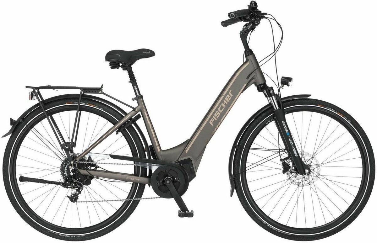 Bild 1 von FISCHER Fahrrad E-Bike CITA 6.0i 504, 10 Gang, Kettenschaltung, Mittelmotor, 504 Wh Akku, (mit Akku-Ladegerät, mit Werkzeug)