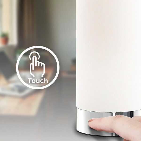 Bild 3 von B.K.Licht Tischleuchte BK_TL1094 Tischlampe, mit Berührungssensor, E14-Fassung, Touchfunktion, Dimmfunktion, ohne Leuchtmittel, Nachttischlampe, Stufen-dimmbar, ohne Leuchtmittel (max. 40W)