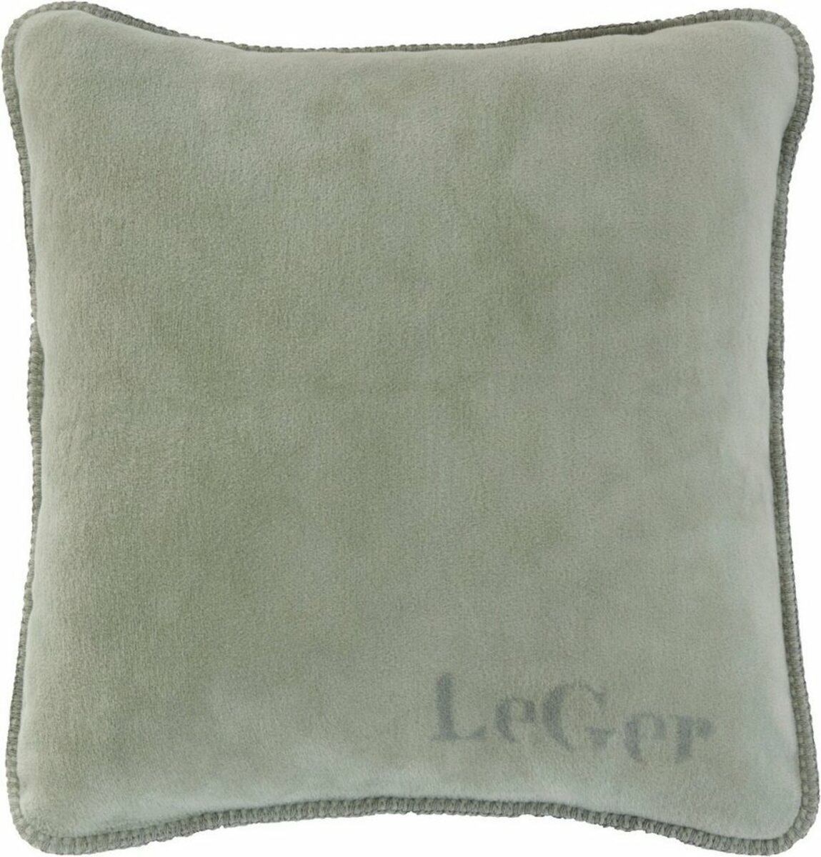 Bild 1 von LeGer Home by Lena Gercke Dekokissen Anisa, mit modernem Schriftzug, Kissenhülle ohne Füllung, 1 Stück 50x50 cm, Grün