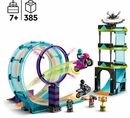 Bild 3 von LEGO® Konstruktionsspielsteine Ultimative Stuntfahrer-Challenge (60361), LEGO® City Stuntz, (385 St)
