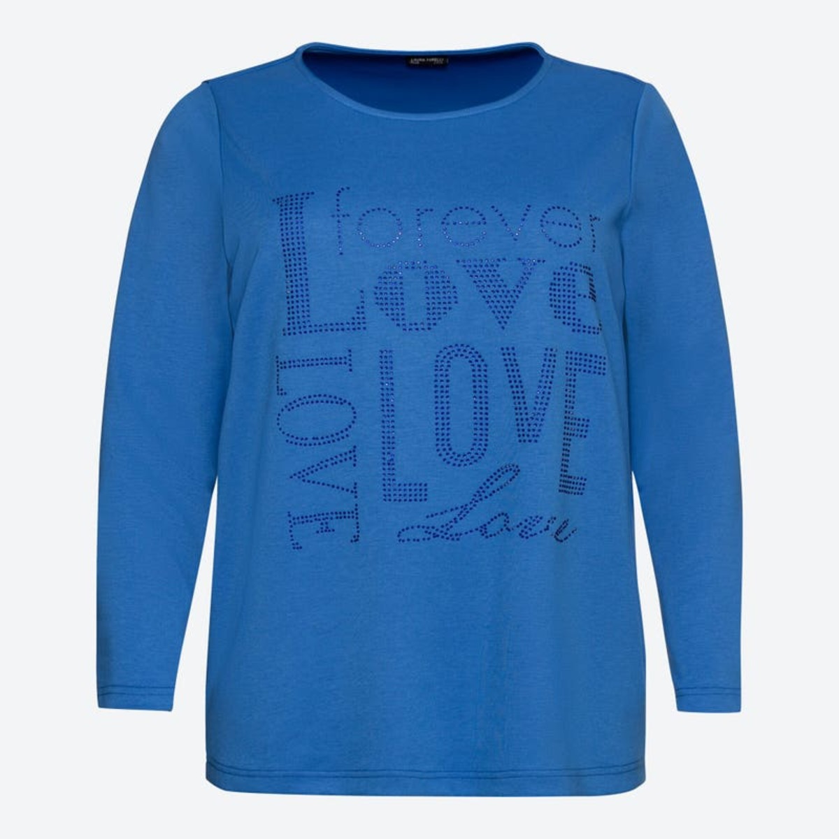 Bild 1 von Damen-Sweatshirt mit Strasssteinchen, große Größen