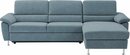 Bild 1 von CALIZZA INTERIORS Ecksofa Onyx, Recamiere links oder rechts, wahlweise mit Bettfunktion, Breite 270 cm, Blau