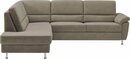 Bild 1 von CALIZZA INTERIORS Ecksofa Onyx, Ottomane links oder rechts, wahlweise mit Bettfunktion, Breite 257 cm, Grün