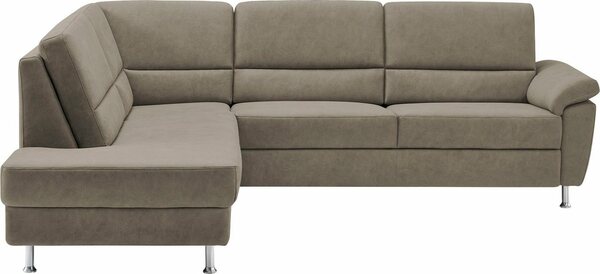 Bild 1 von CALIZZA INTERIORS Ecksofa Onyx, Ottomane links oder rechts, wahlweise mit Bettfunktion, Breite 257 cm, Grün