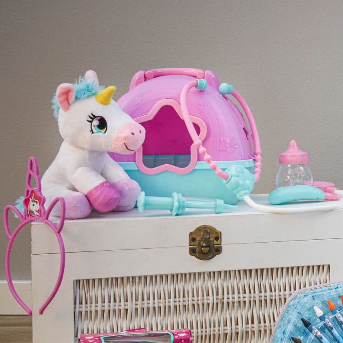 Bild 1 von Simba Doktor-Koffer mit Einhorn-Plüschtier, ca. 23x20cm