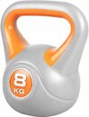 Bild 1 von GORILLA SPORTS Kettlebell Kettlebell Stylish Kunststoff 8 kg, Grau|orange