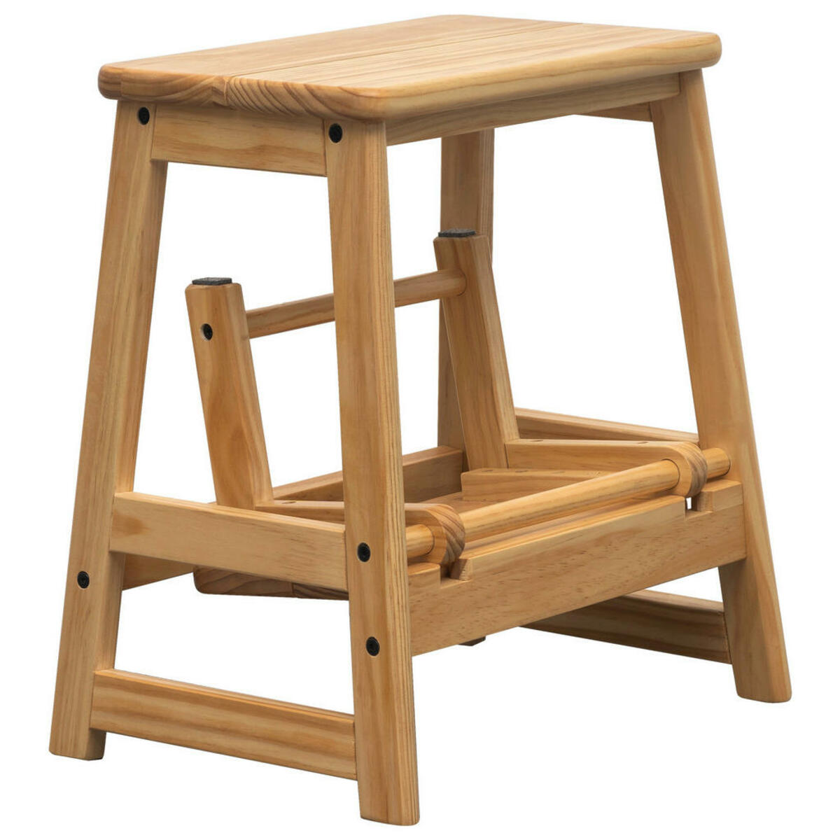 Bild 1 von Mid.you Klapphocker, Natur, Holz, Pinie, massiv, 43x48x50 cm, Esszimmer, Stühle, Hocker