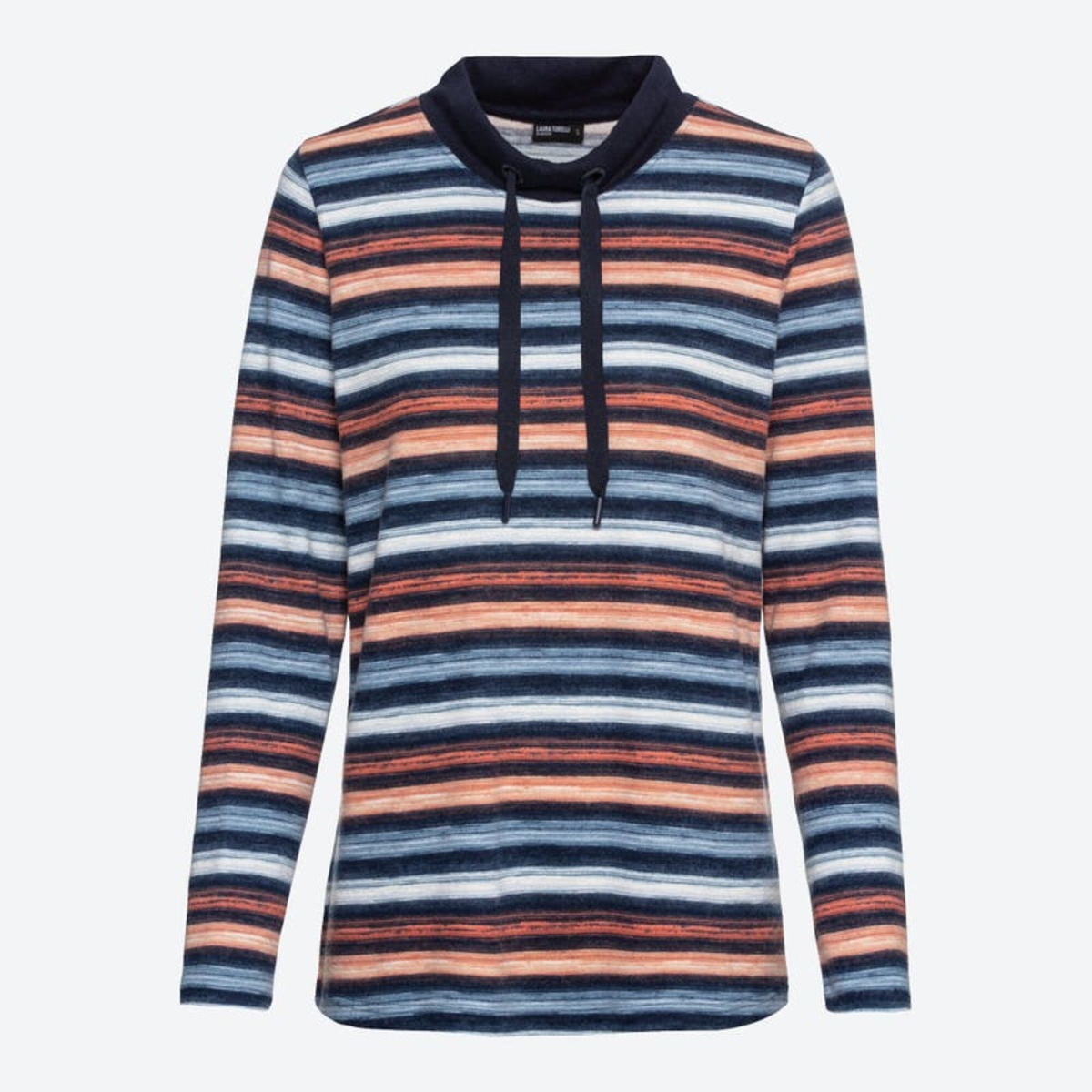 Bild 1 von Damen-Sweatshirt mit Streifenmuster