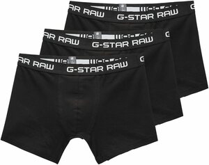 G-Star RAW Boxer Classic trunk 3 pack (Packung, 3-St., 3er-Pack), Schwarz