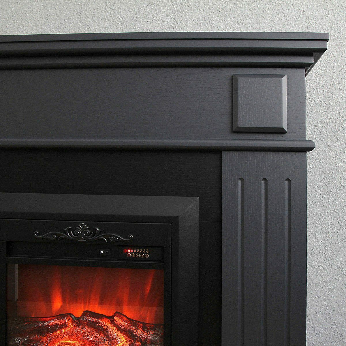 Bild 4 von Heathus Elektrokamin Kiel S, zuschaltbarer Heizlüfter 1750/2000W, inkl. Fernbedienung