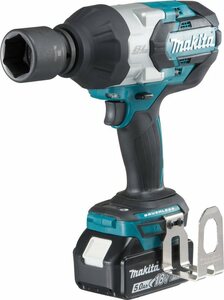 Makita Akku-Schlagschrauber DTW1001RTJ, 1800 U/min, (5-tlg), inkl. 2 Akkus, Schnellladegerät und MAKPAC Gr. 3, Grün|schwarz