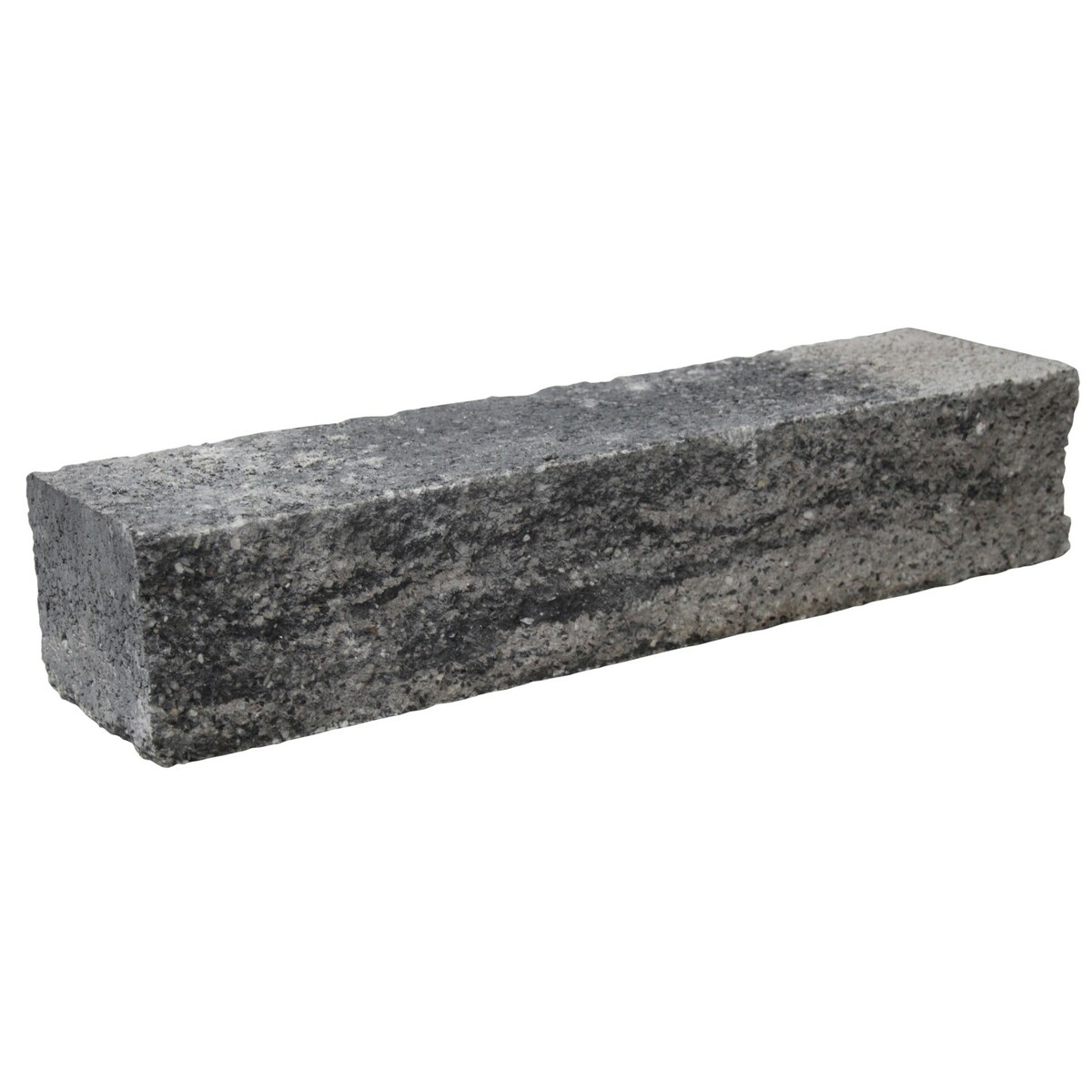 Bild 1 von Anzio Mauer 2-seitig Bossiert Grau-Anthrazit 60 cm x 15 cm x 12 cm